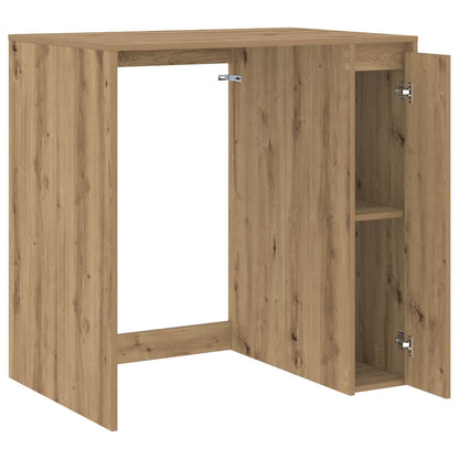 Wash Machine Cabinet with Storage Artisan Oak 87 x 60 x 89 cm