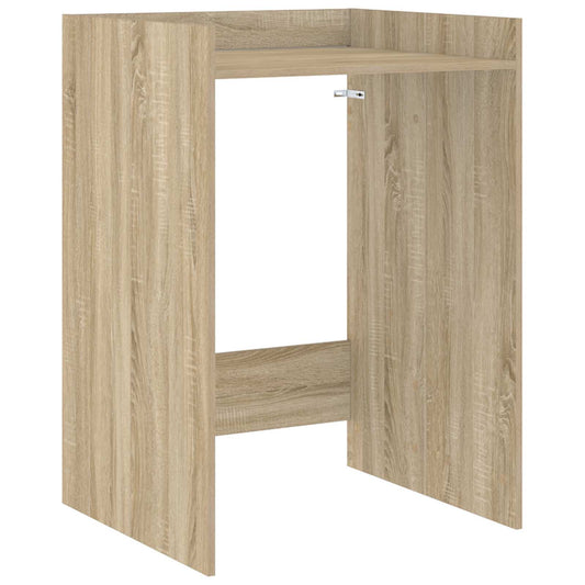 Wash Machine Cabinet with Storage Sonoma Oak 67.5 x 62 x 97 cm