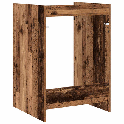 Wash Machine Cabinet Old Wood 67.5 x 62 x 97 cm Engineered wood
