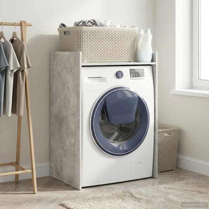 Wash Machine Cabinet Concrete Grey 67.5 x 48 x 97 cm
