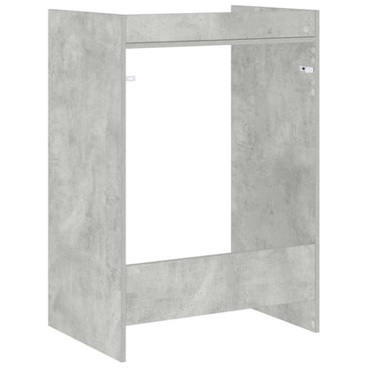 Wash Machine Cabinet Concrete Grey 67.5 x 48 x 97 cm