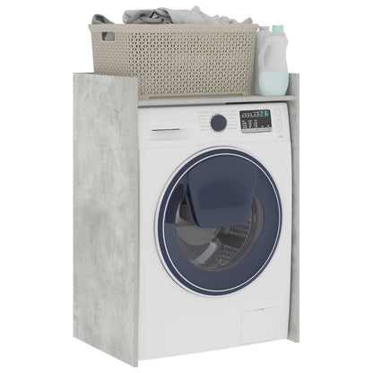 Wash Machine Cabinet Concrete Grey 67.5 x 48 x 97 cm