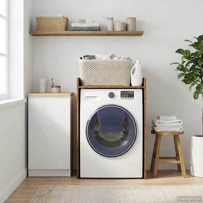 Wash Machine Cabinet Old Wood 67.5 x 48 x 97 cm Engineered wood