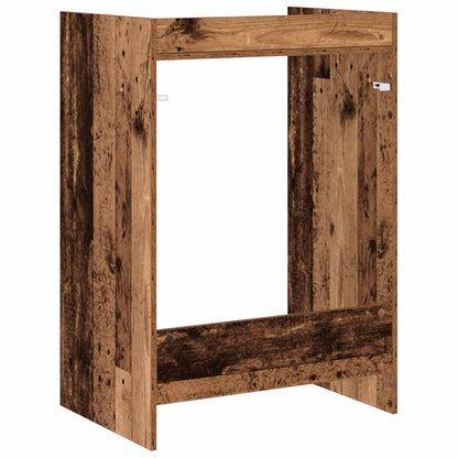 Wash Machine Cabinet Old Wood 67.5 x 48 x 97 cm Engineered wood