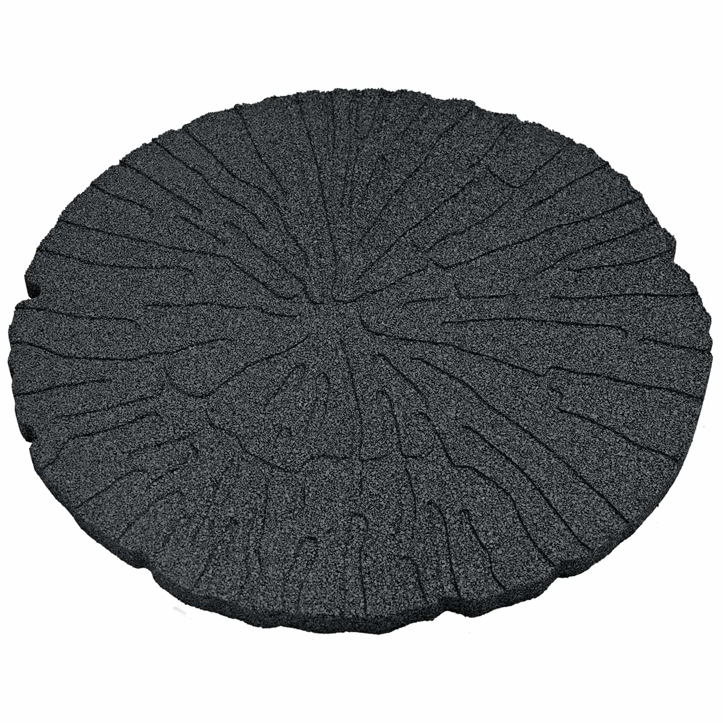 Stepping Stone 6 pcs Black Ø 45 x 1.8 cm Rubber
