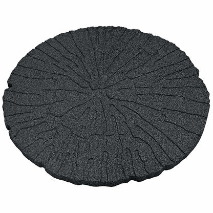 Stepping Stone 6 pcs Black Ø 45 x 1.8 cm Rubber