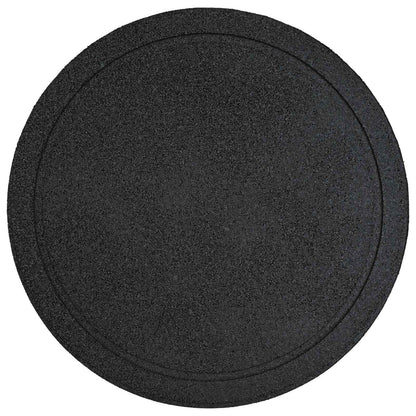 Stepping Stone 6 pcs Black Ø 44 x 2 cm Rubber