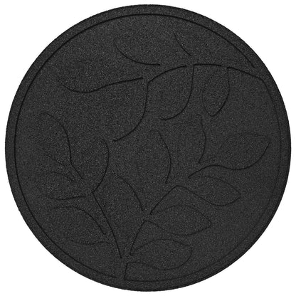 Stepping Stone 6 pcs Black Ø 44 x 2 cm Rubber