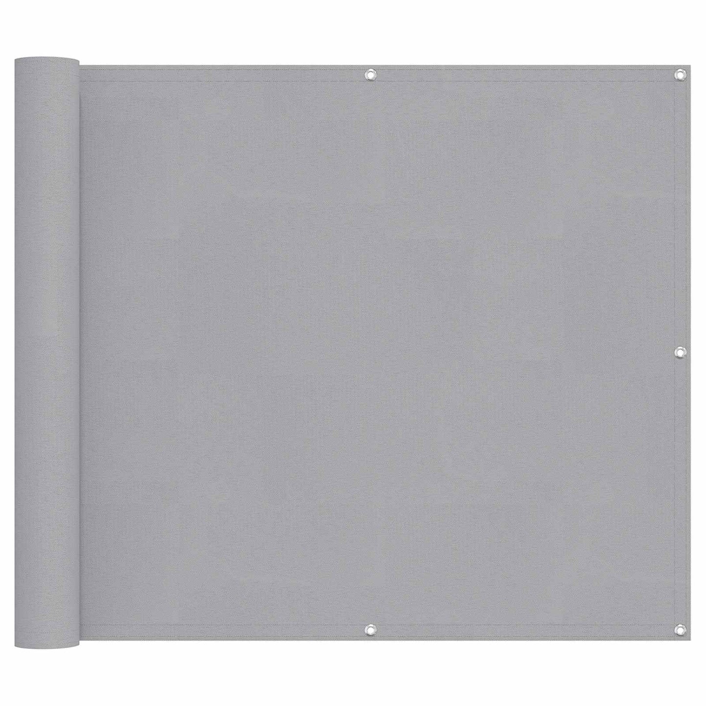 Balcony Screen Light Grey 100 x 200 cm Oxford Fabric