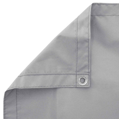 Balcony Screen Light Grey 100 x 400 cm Oxford Fabric