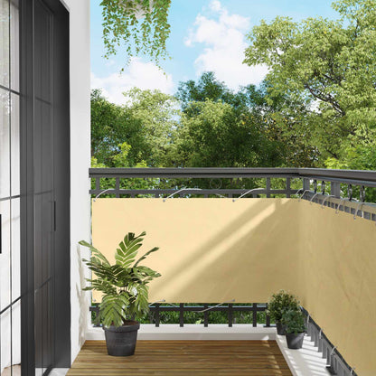 Balcony Screen 75 x 200 cm PU coated oxford alu