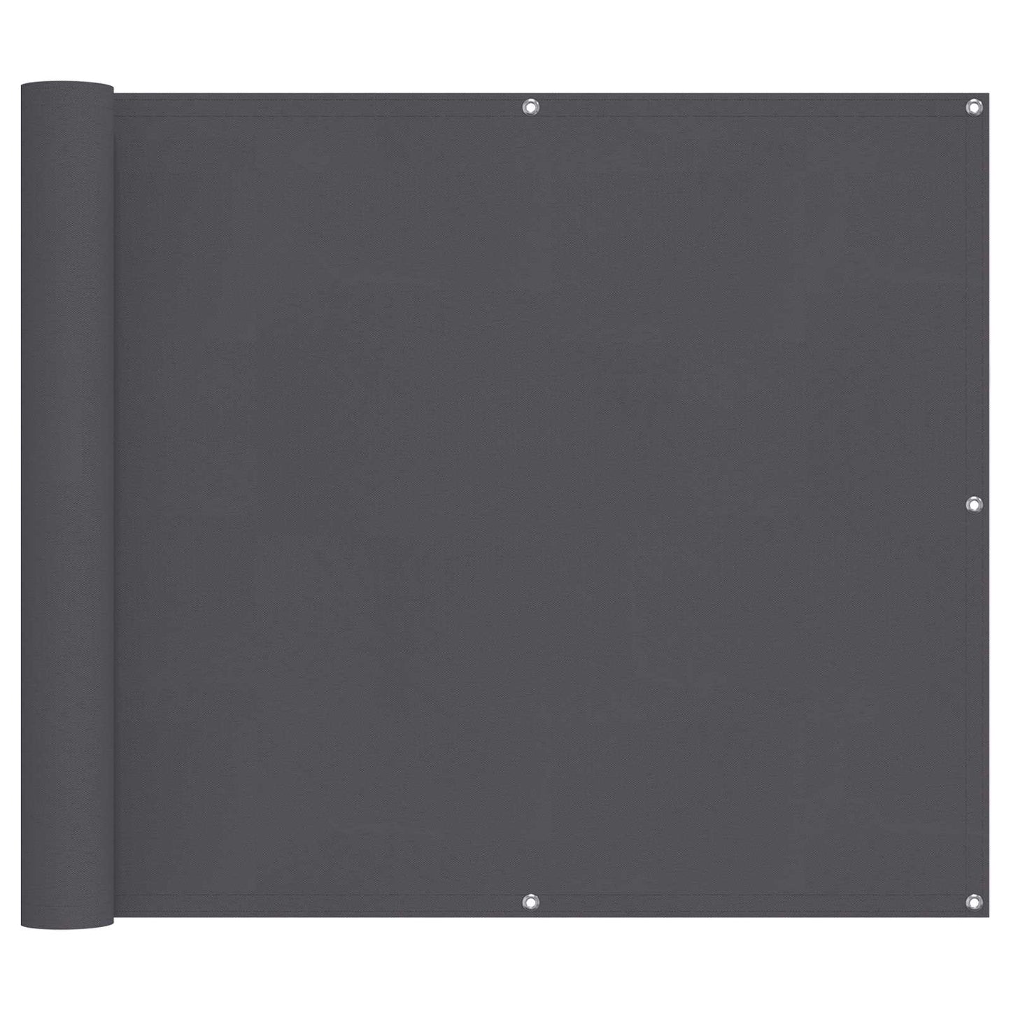 Balcony Screen Anthracite 100 x 400 cm Oxford Fabric