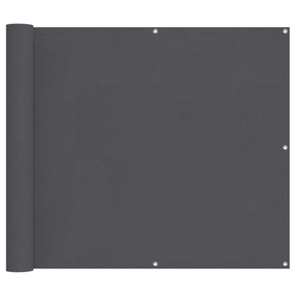 Balcony Screen Anthracite 100 x 400 cm Oxford Fabric