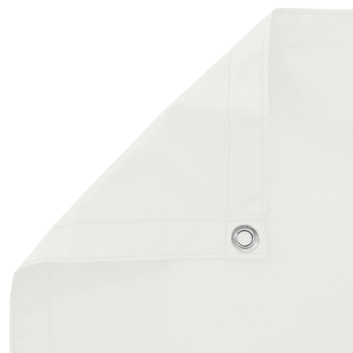 Balcony Screen White 100 x 400 cm Oxford Fabric