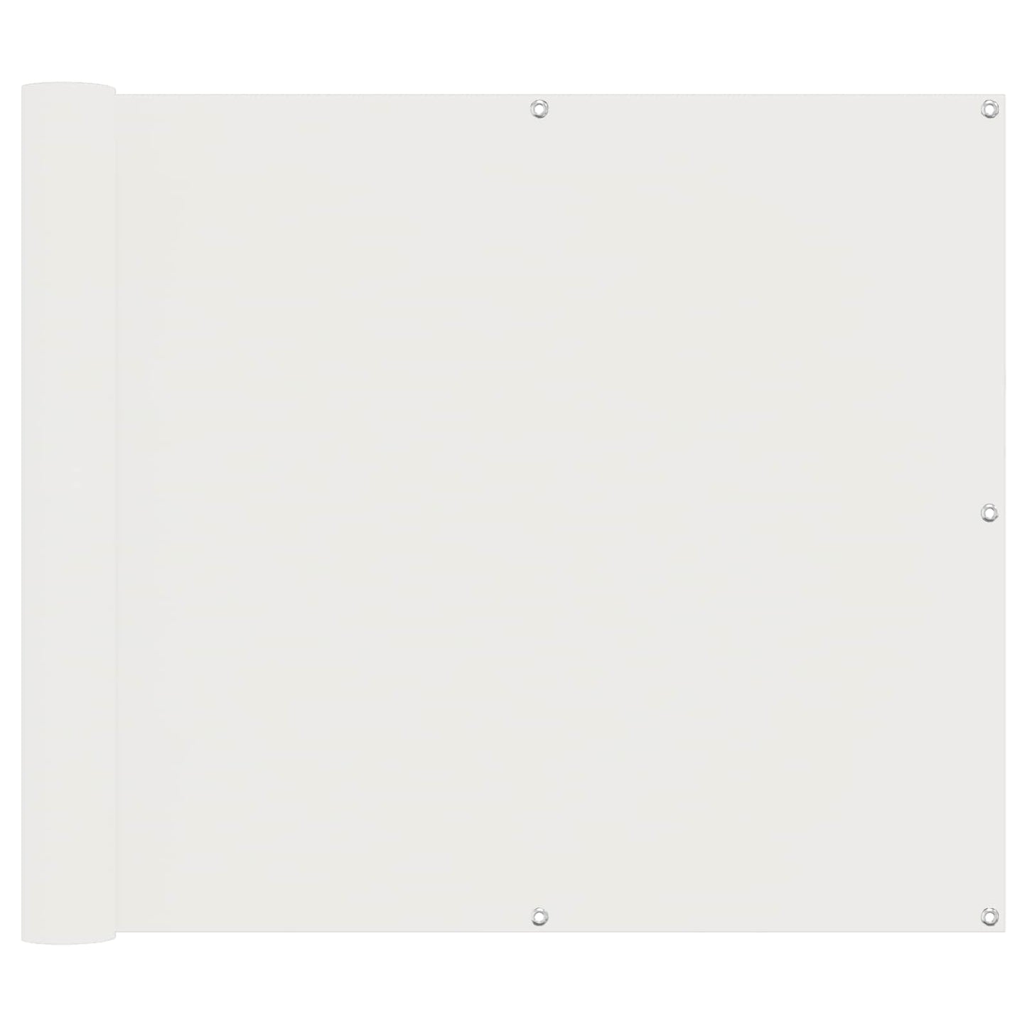 Balcony Screen White 100 x 400 cm Oxford Fabric