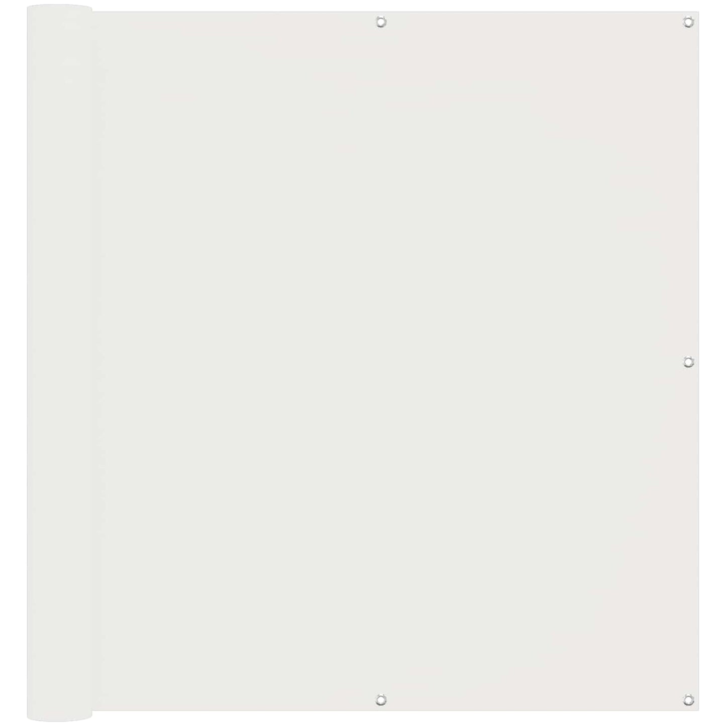 Balcony Screen White 110 x 1000 cm Oxford Fabric