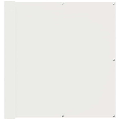 Balcony Screen White 110 x 1000 cm Oxford Fabric