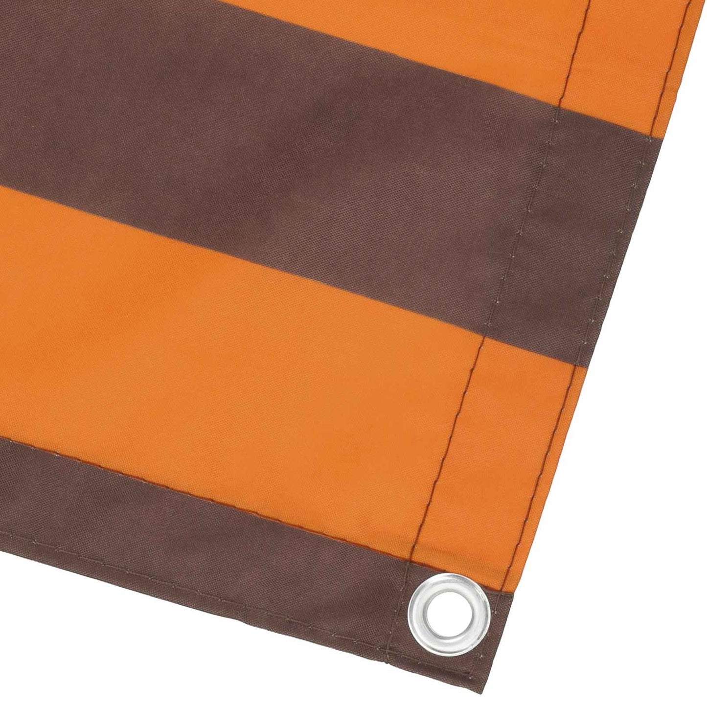 Balcony Screen Orange and Brown 120 x 200 cm