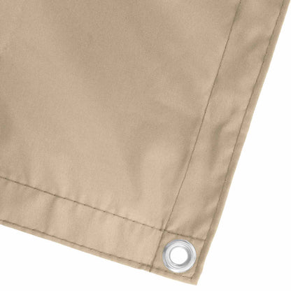 Balcony Screen Beige 100 x 500 cm Oxford Fabric