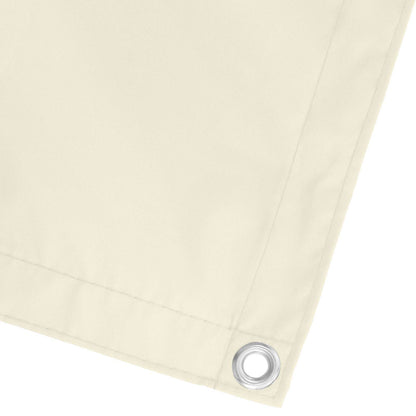 Balcony Screen Cream 100 x 600 cm Oxford Fabric