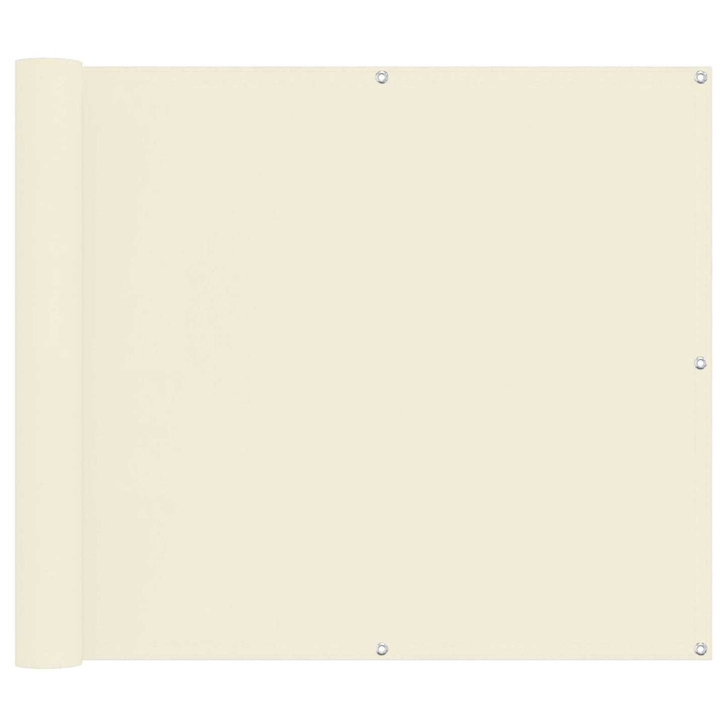 Balcony Screen Cream 100 x 600 cm Oxford Fabric
