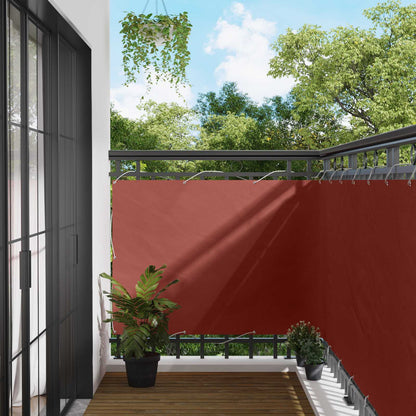 Balcony Screen 120 x 200 cm PU coated oxford alu