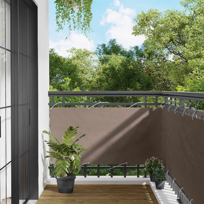 Balcony Screen 75 x 200 cm PU coated oxford alu