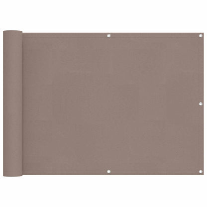 Balcony Screen 75 x 200 cm PU coated oxford alu