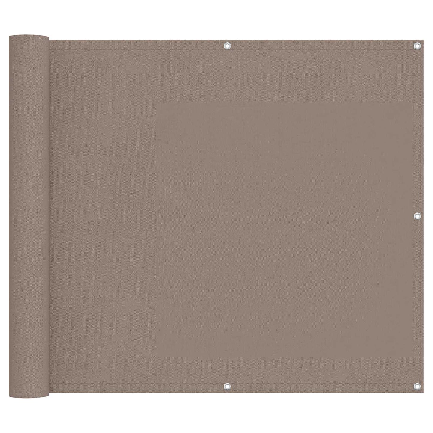 Balcony Screen Taupe 100 x 300 cm Oxford Fabric
