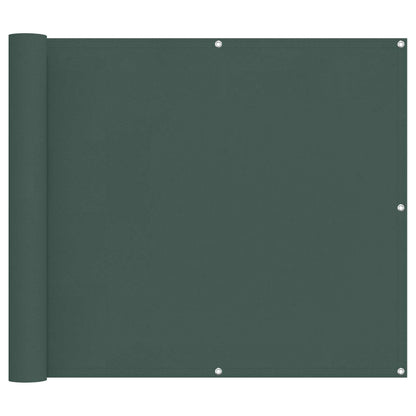 Balcony Screen Dark Green 100 x 300 cm Oxford Fabric
