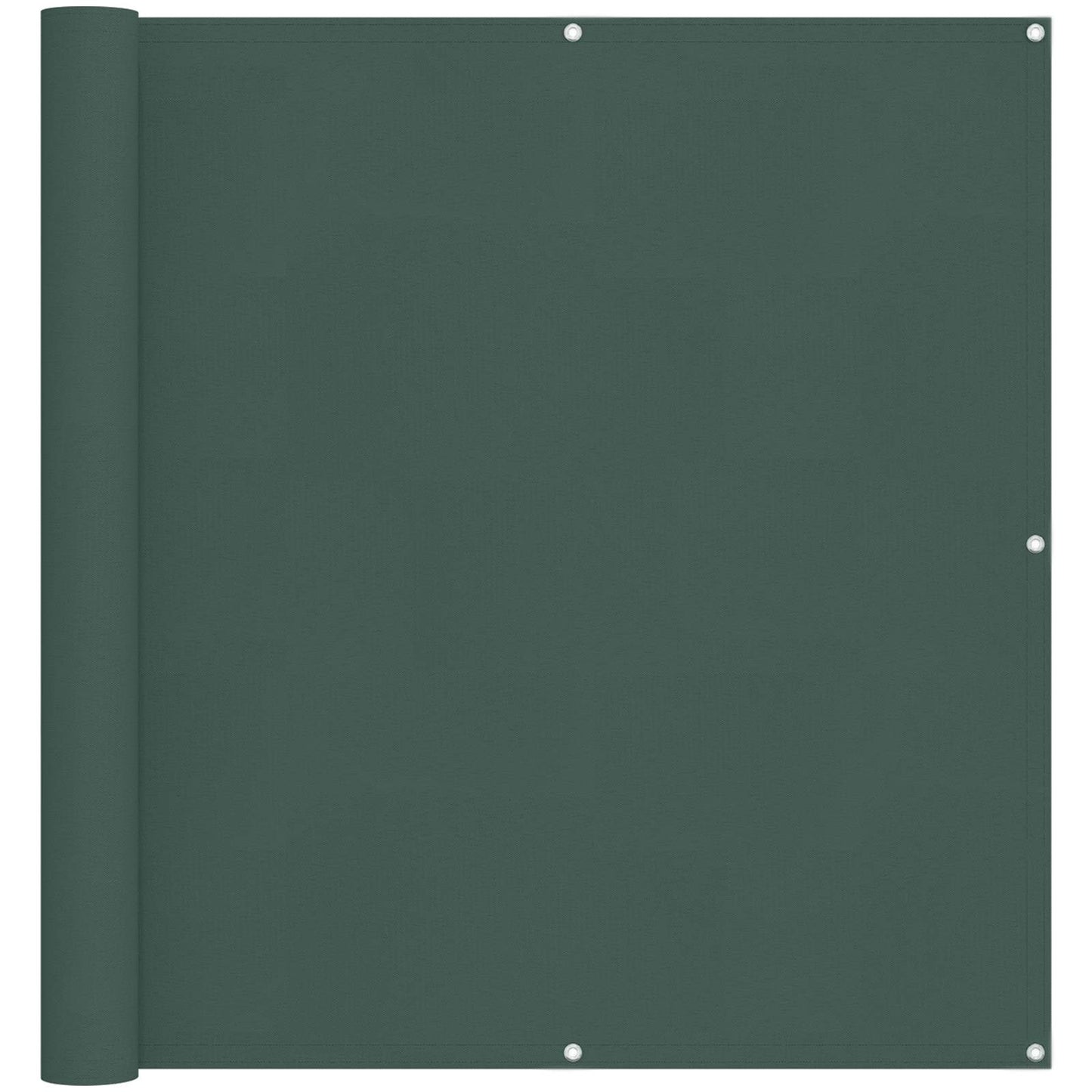 Balcony Screen Dark Green 110 x 500 cm Oxford Fabric