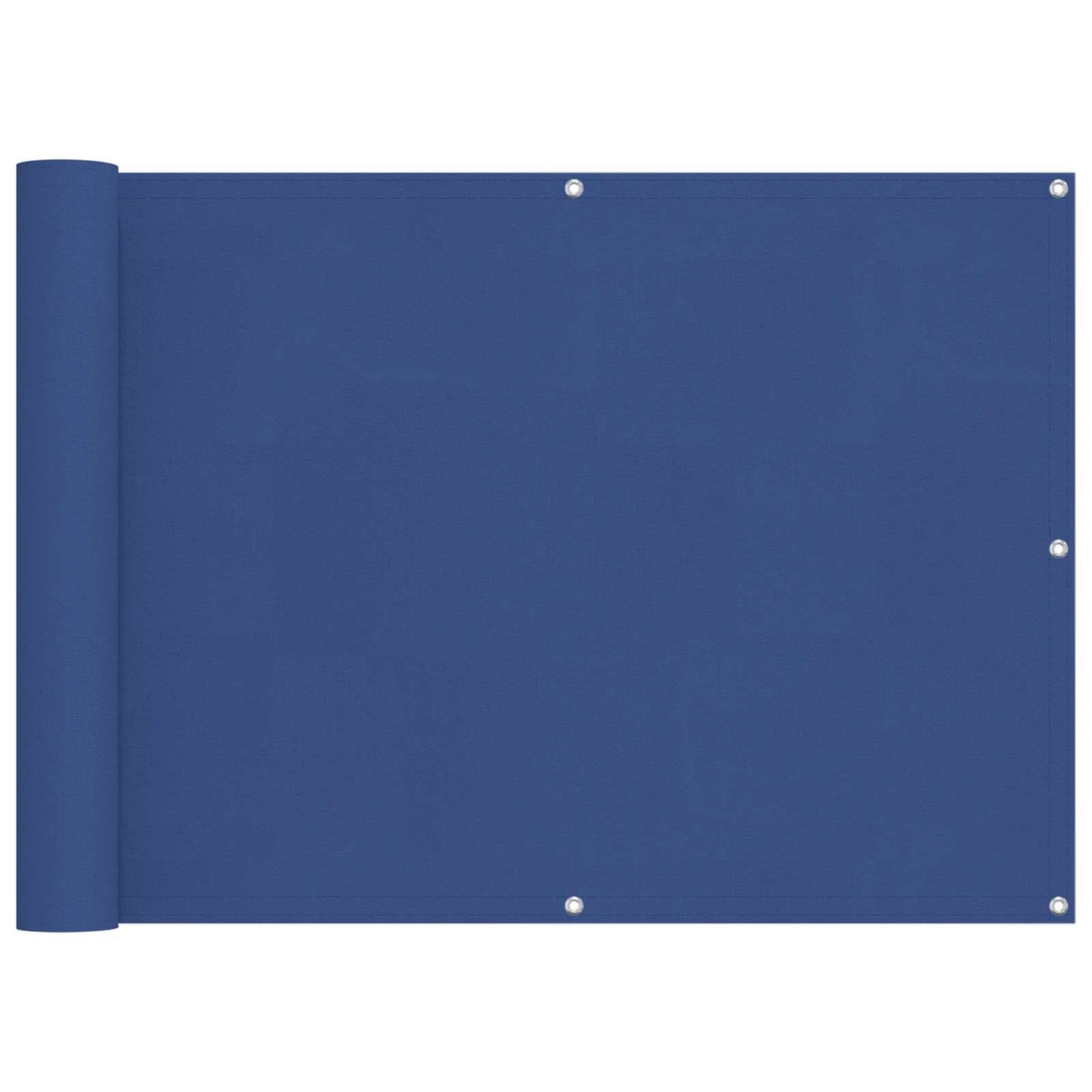 Balcony Screen Blue 75 x 200 cm PU coated oxford alu