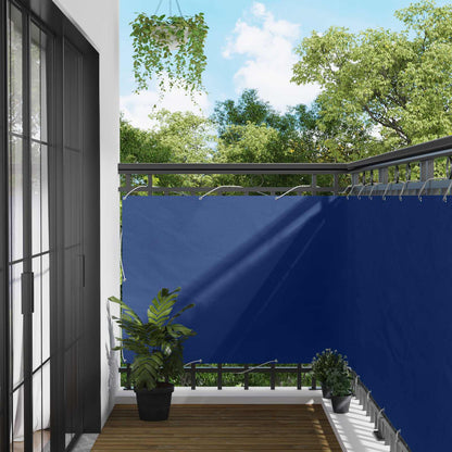 Balcony Screen Blue 110 x 800 cm Oxford Fabric