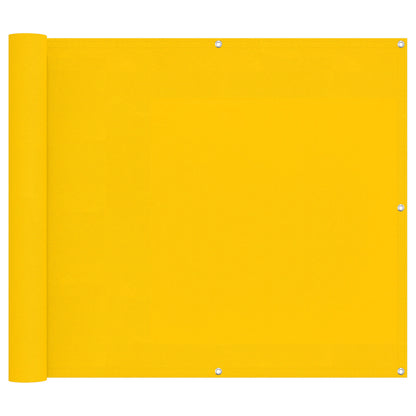 Balcony Screen Yellow 100 x 700 cm Oxford Fabric