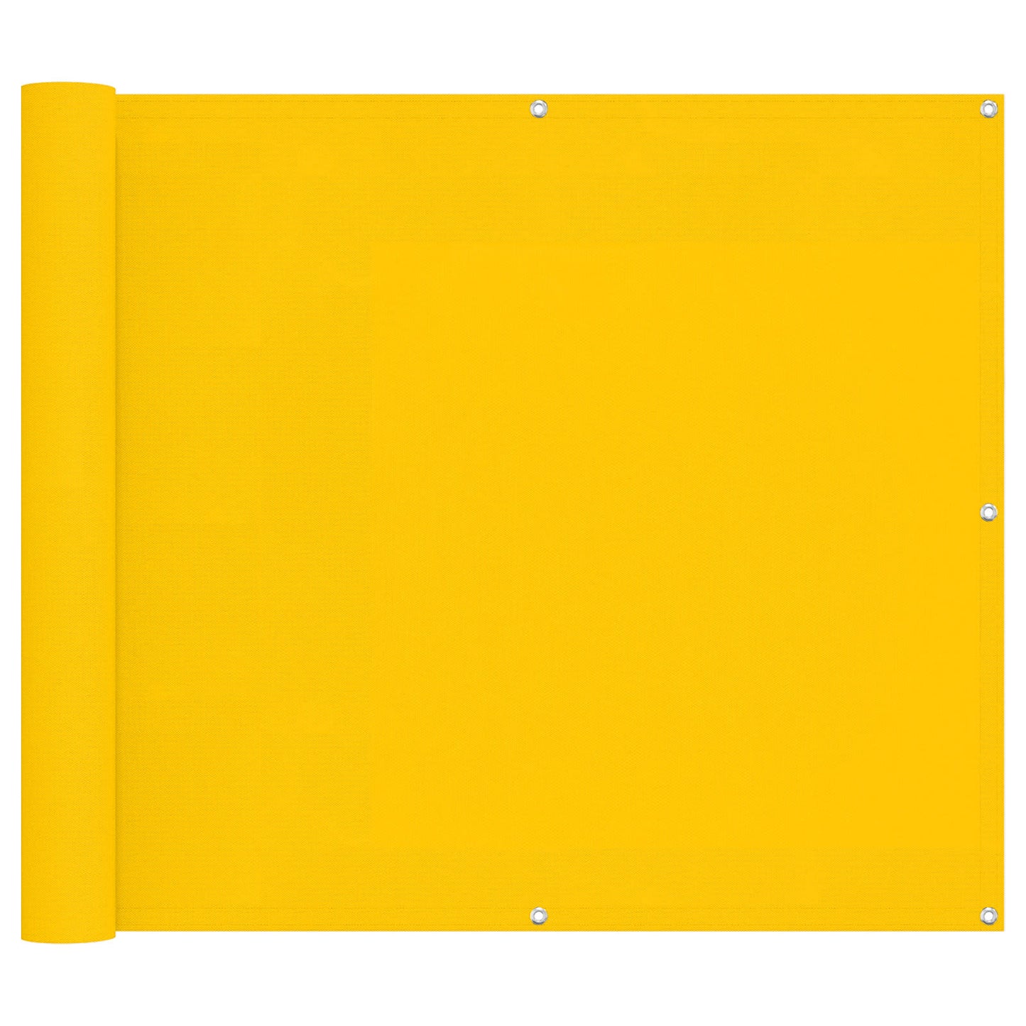 Balcony Screen Yellow 100 x 1000 cm Oxford Fabric