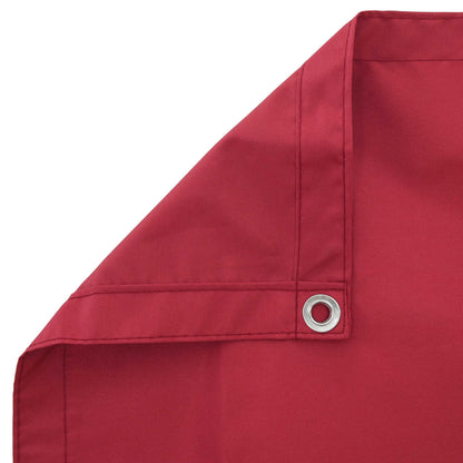 Balcony Screen Red 90 x 200 cm Oxford Fabric