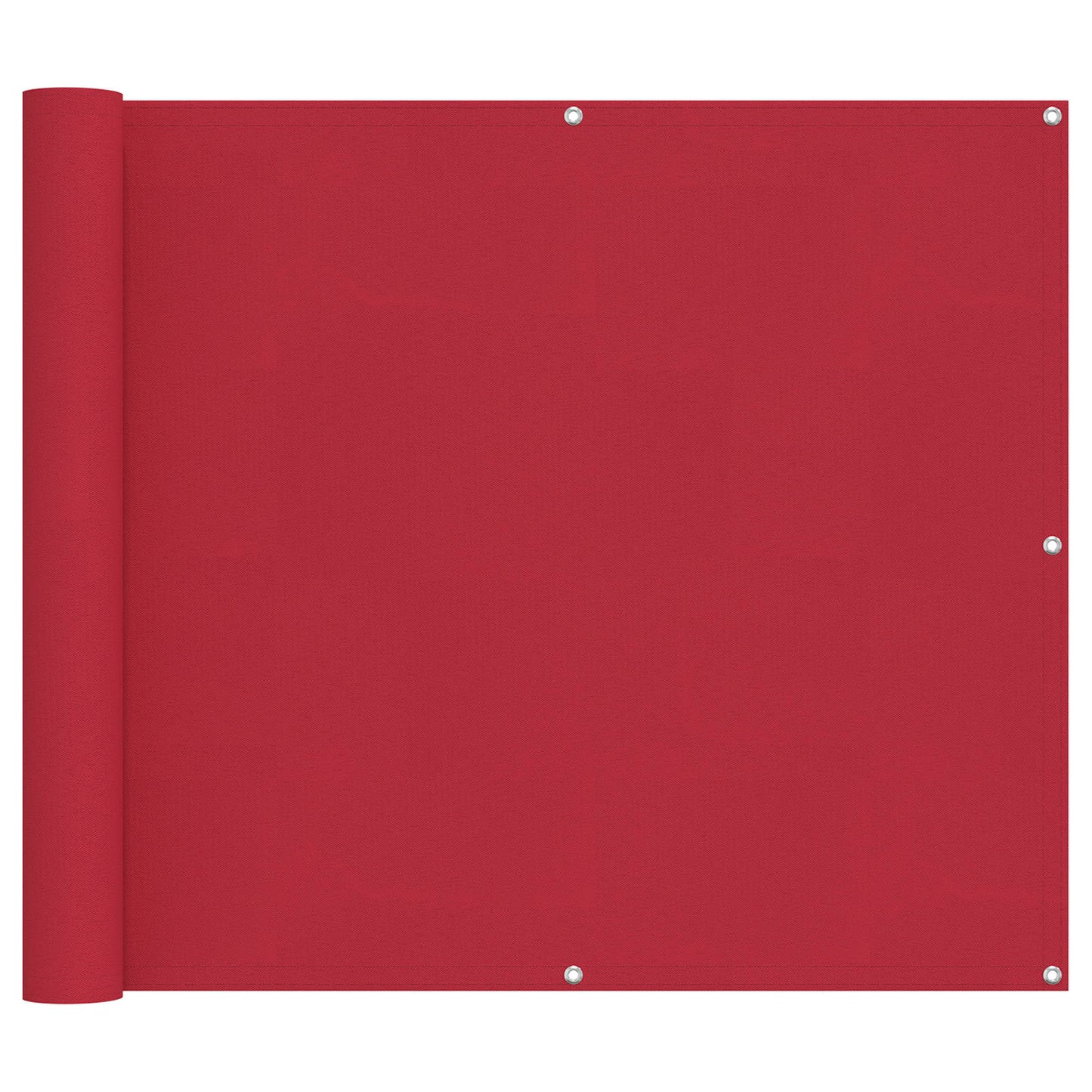 Balcony Screen Red 100 x 200 cm Oxford Fabric