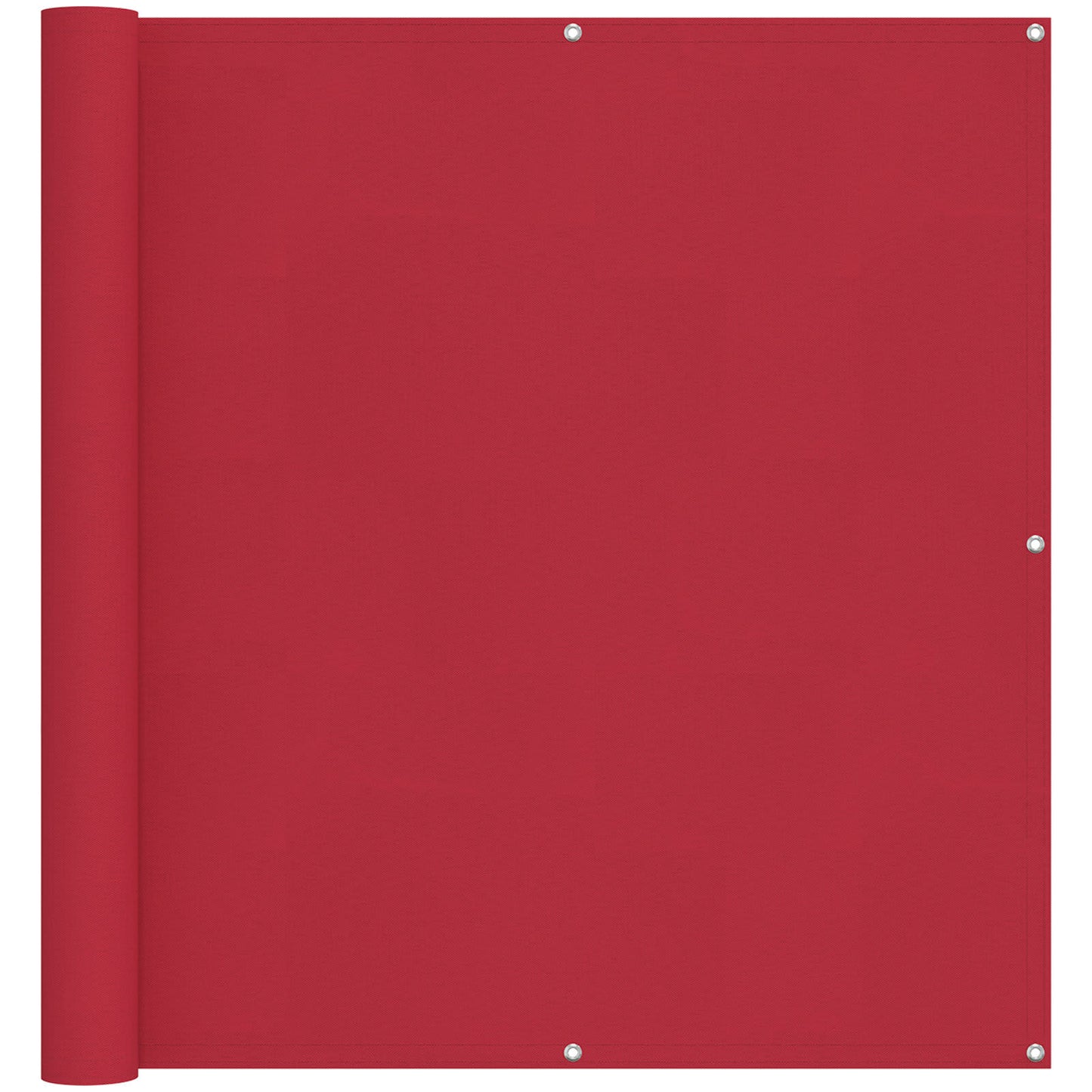 Balcony Screen Red 110 x 700 cm Oxford Fabric