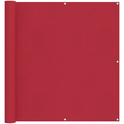 Balcony Screen Red 110 x 700 cm Oxford Fabric
