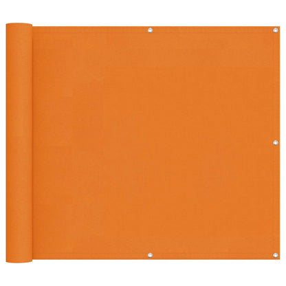 Balcony Screen Orange 100 x 400 cm Oxford Fabric
