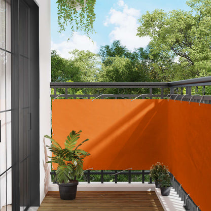 Balcony Screen Orange 100 x 1000 cm Oxford Fabric