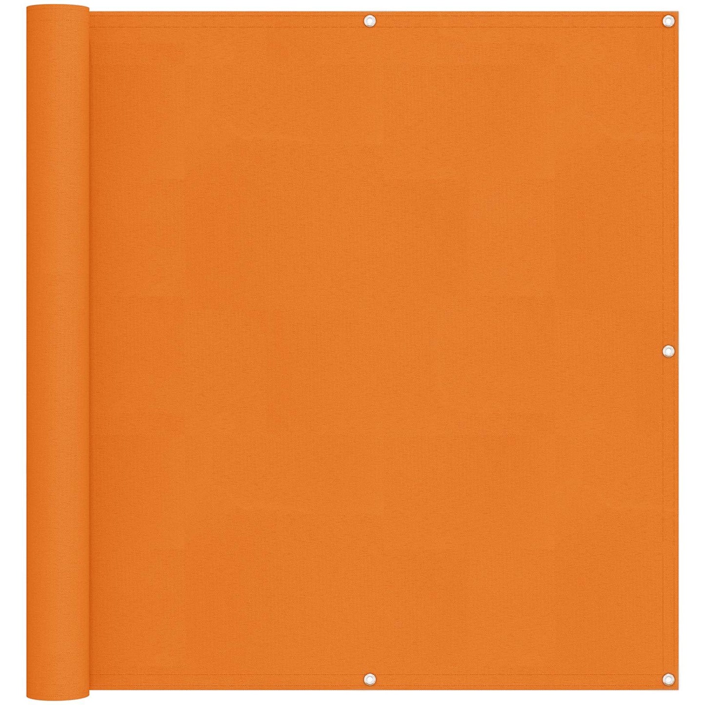 Balcony Screen Orange 110 x 400 cm Oxford Fabric