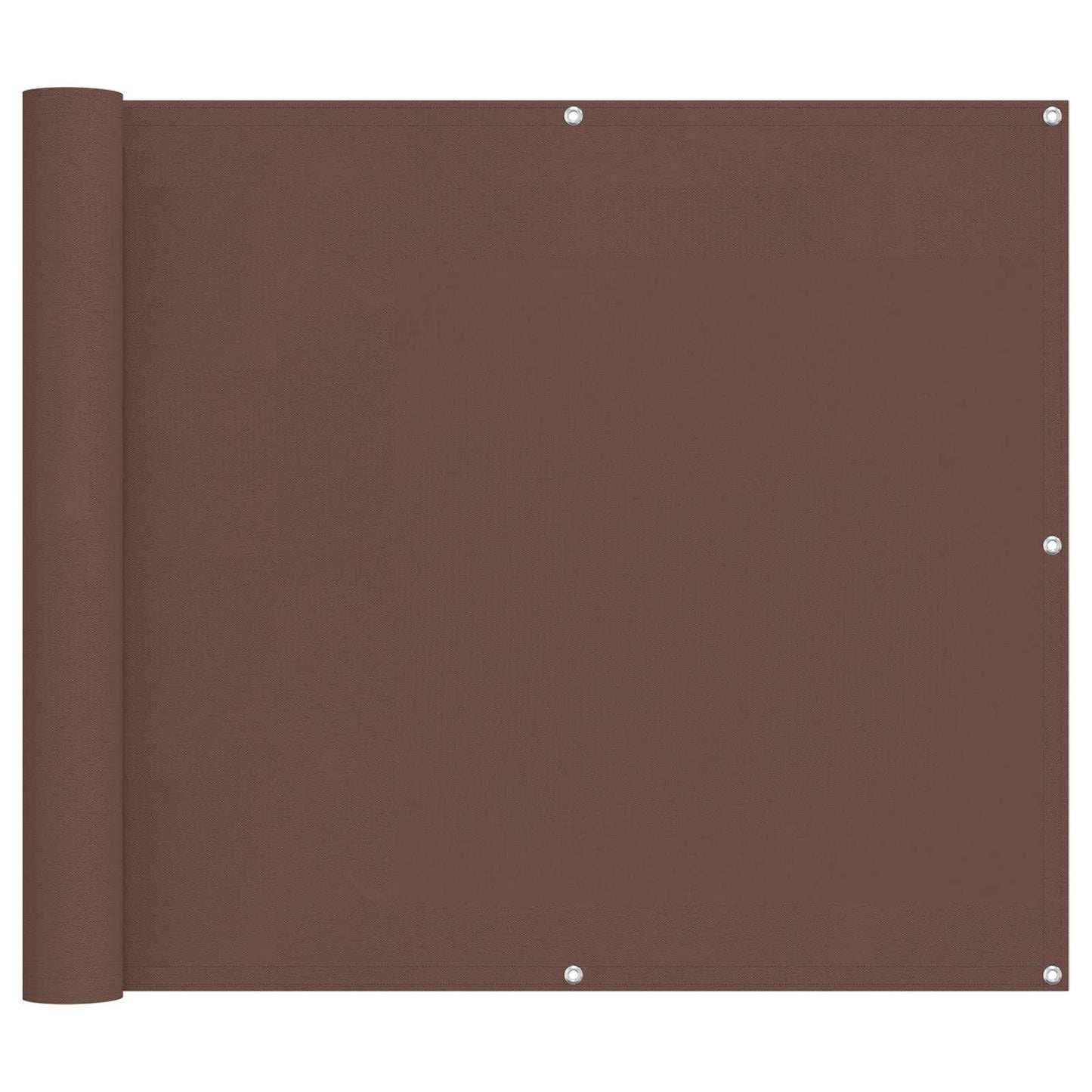 Balcony Screen Brown 100 x 600 cm Oxford Fabric