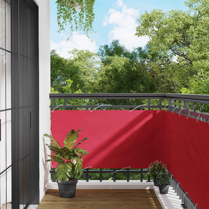 Balcony Screen Burgundy 75 x 300 cm Oxford Fabric