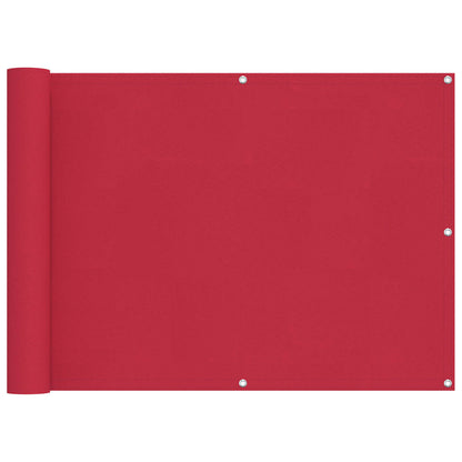 Balcony Screen Burgundy 75 x 300 cm Oxford Fabric