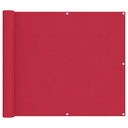 Balcony Screen Burgundy 90 x 200 cm Oxford Fabric