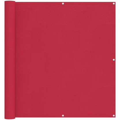 Balcony Screen Burgundy 120 x 300 cm PU coated oxford alu