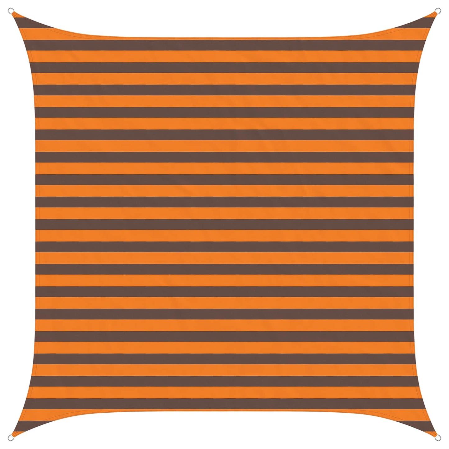 Sun Shade Sail Orange and Brown 2.5 x 2.5 m