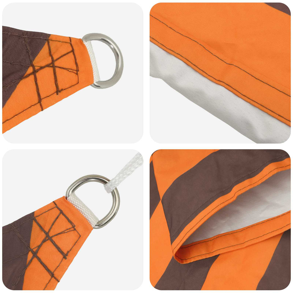 Sun Shade Sail 3.6 x 3.6 m 100% Polyester Oxford Square