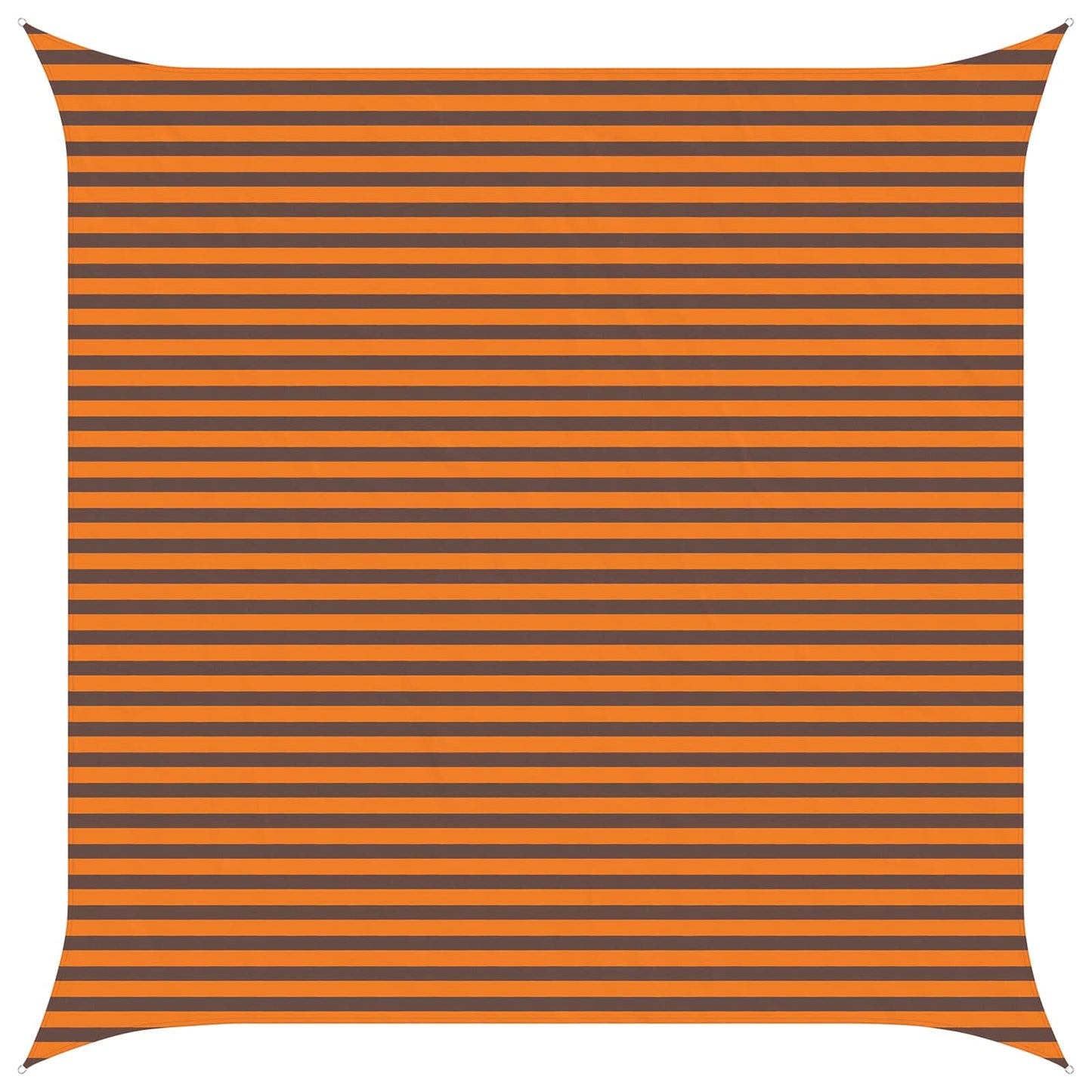 Sun Shade Sail Orange and Brown 4.5 x 4.5 m